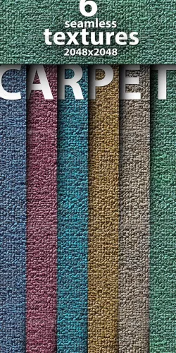 Set of Seamless Carpet Covering Textures