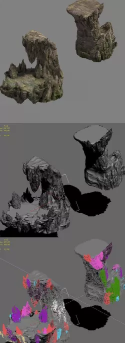 Shushan - rugged rocks