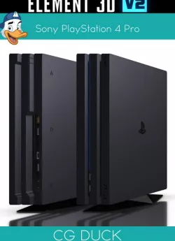 Sony PlayStation 4 Pro for Element 3D