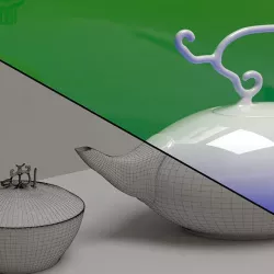 Teapot and Cup