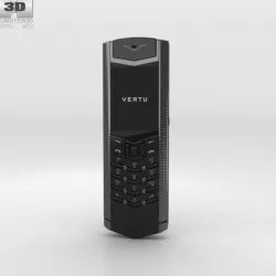 Vertu Signature Clous de Paris Pure Black