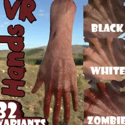 VR Hands I 32 VariationsII PBR I I Optimized I Low I