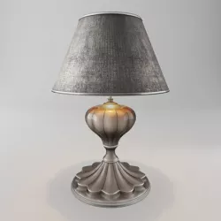 Vray Ready Metallic Flower Table Lamp