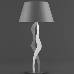 Vray Ready Modern Metallic Table Lamp