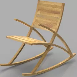 Wishbone Rocking Chair