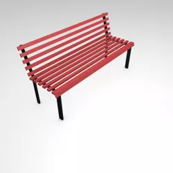 wooden bench