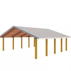 Wooden shelter 02