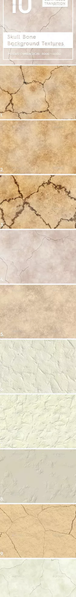 10 Skull Bone Background Textures