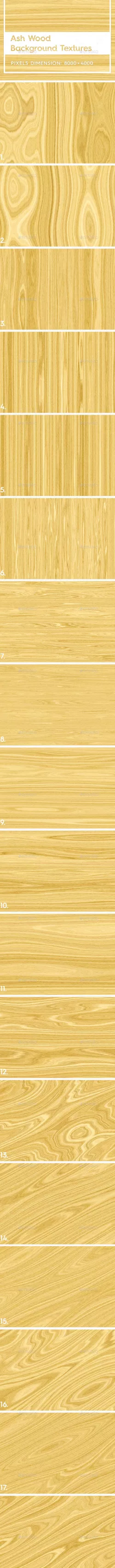 20 Ash Wood Background Textures