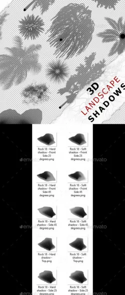 3D Shadow - Rock 18
