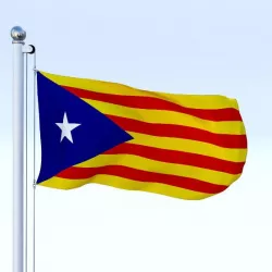 Animated Catalonia Flag