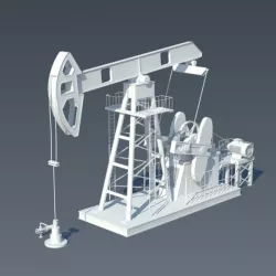 Animated Pump Jack (Oil Pump)
