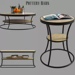 Bartlett Reclaimed Wood Coffee Table Side Table Console Table
