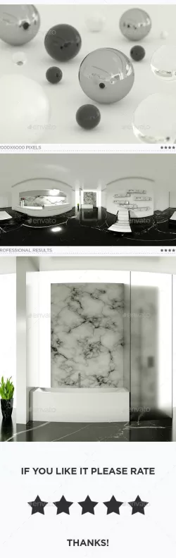 Bathroom HDRi Map 001