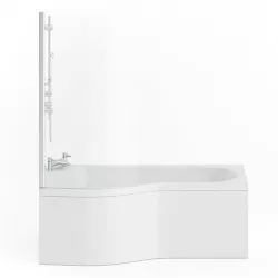 Bathtube with a Shower Glass