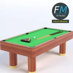 Billiard pool table
