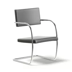 Black Leather Chair 3D Model