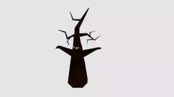Cartoon Dead Tree Monster