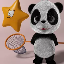 Cartoon Panda RIGGED