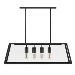 Ceiling Lamp in Glass Cage