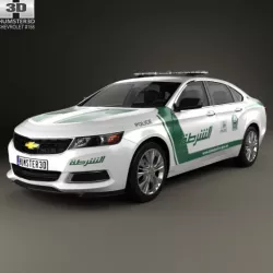 Chevrolet Impala Police Dubai 2014