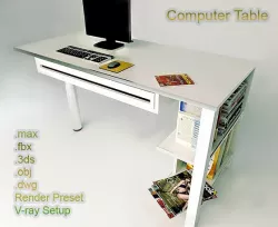 Compoter Table VRay Render