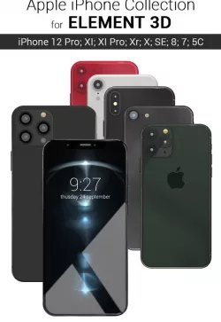 Element 3D - Apple Iphones Collection