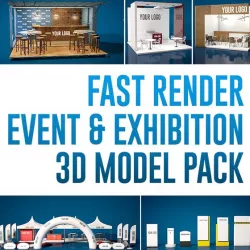 Event and Exhibition 3d Model Pack