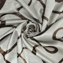 Fabric Seamless Texture drapes (modern style gray and brown)