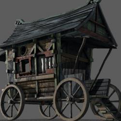 medieval caravan 3d models STLFinder