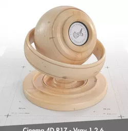 Fine Wood Material Nº 001- C4D R17 / Vray 1.2.6