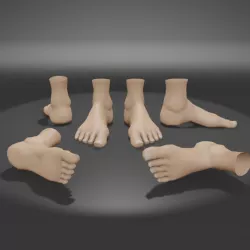 Foot base mesh