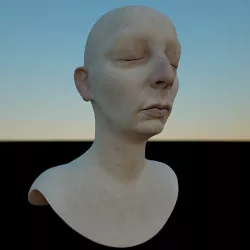 FUSIA 3D female head model (OBJ & ZTL) (Mia and her Sisters / Fusia)
