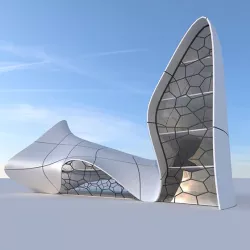 Futuristic building 2