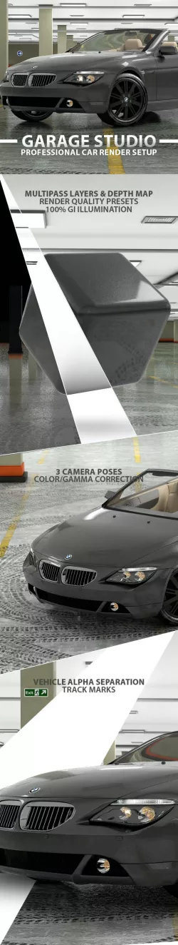 Garage Car Render Studio