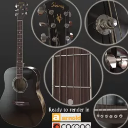 Guitar black