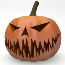 Halloween Pumpkin Element 3D