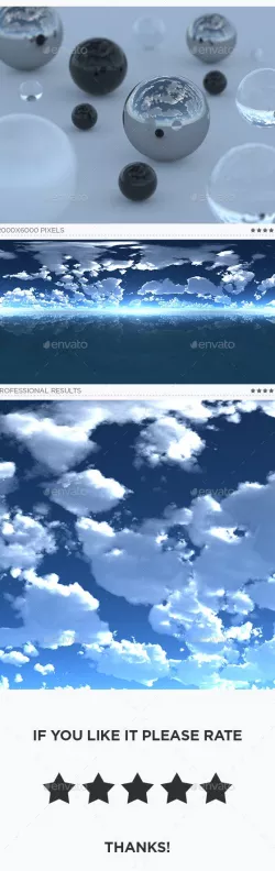 High Resolution Sky HDRi Map 137