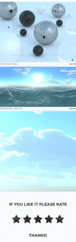High Resolution Sky HDRi Map 217