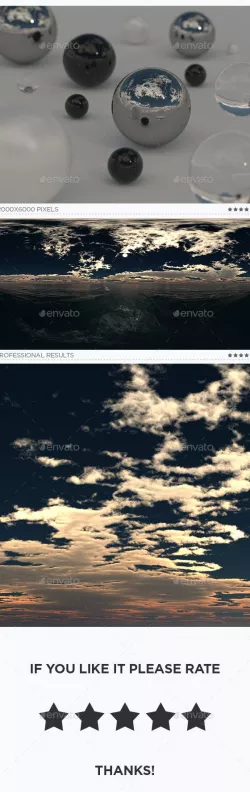 High Resolution Sky HDRi Map 277