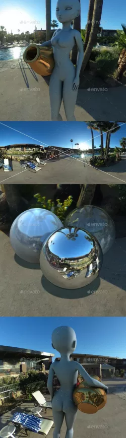 Hotel Poolside HDRI.