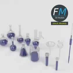 Laboratory glassware set