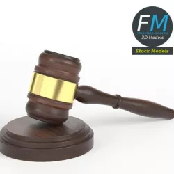 Law hammer gavel