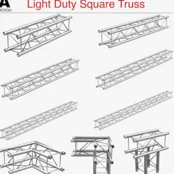 Light Duty Square Truss Collection - 9 PCS Modular