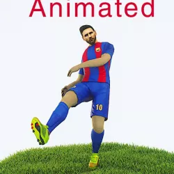 Lionel Messi Game Ready Football Player Kick Animation