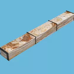 Long Marble Bench