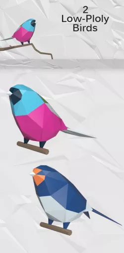 Low-Poly Birds