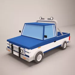 Low poly car