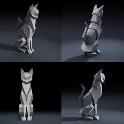 Low Poly Cat