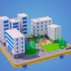 Low Poly City Block